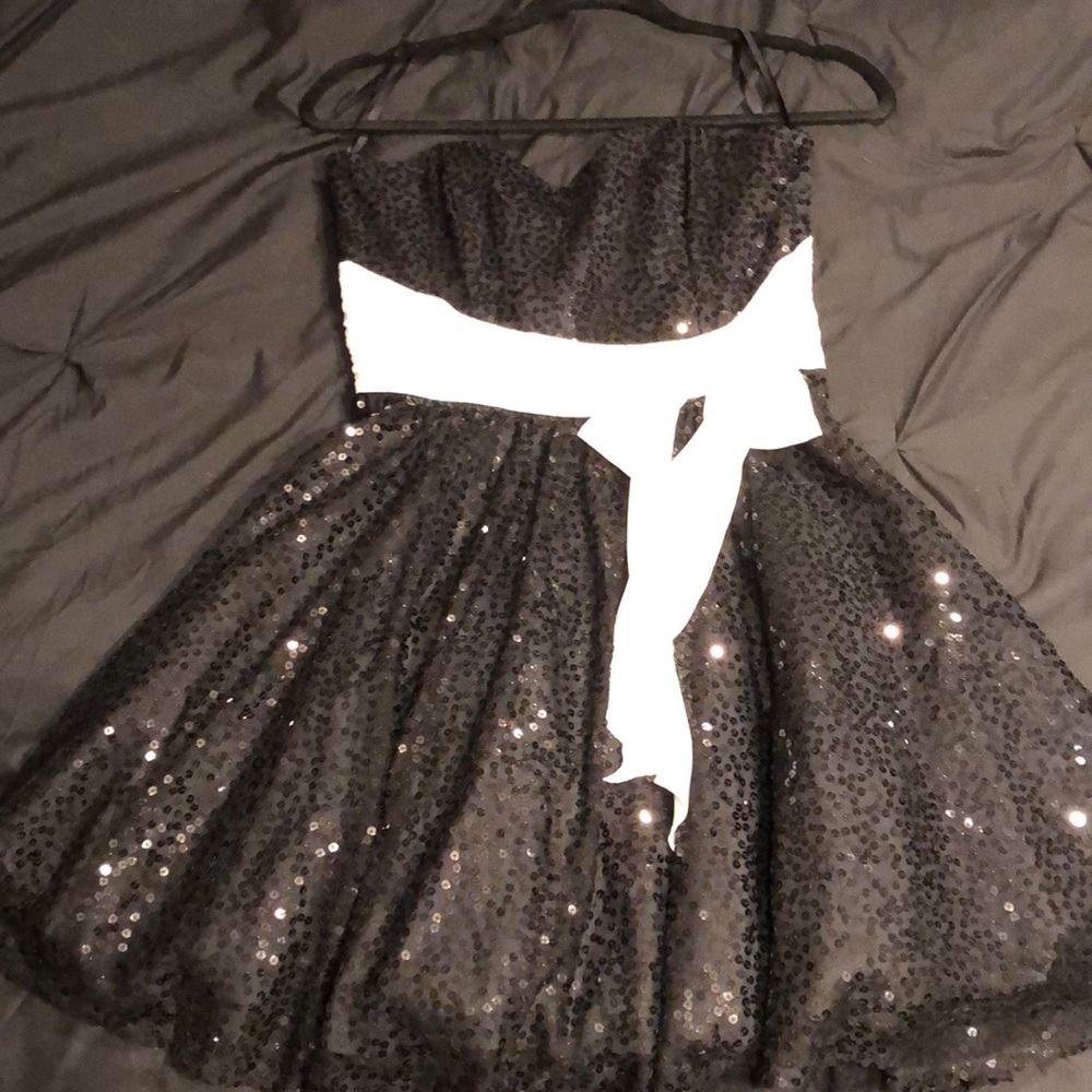 Betsy Johnson Strapless Sequin Dress